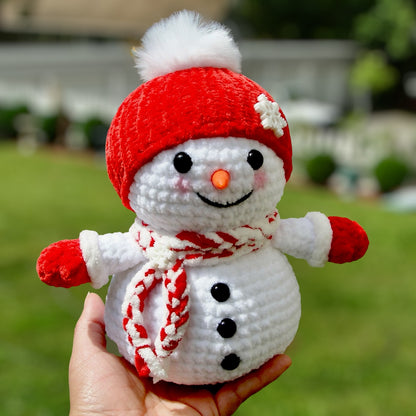 Snowman Crochet Plushie