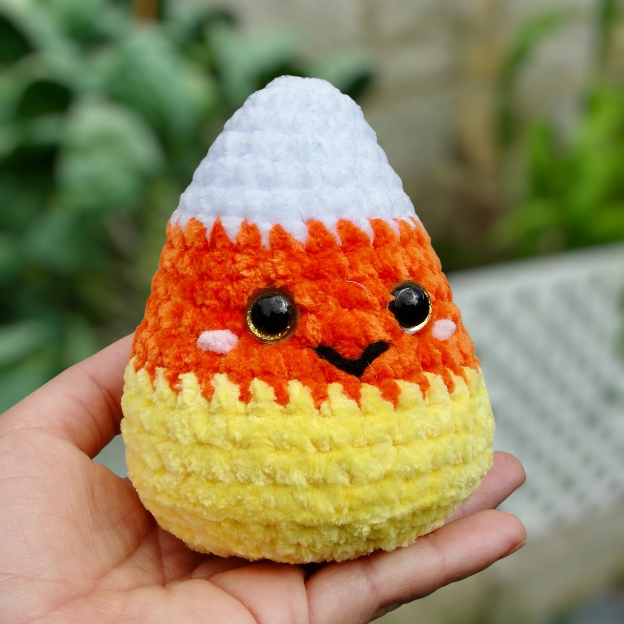 Adorable Candy Corn Plushie