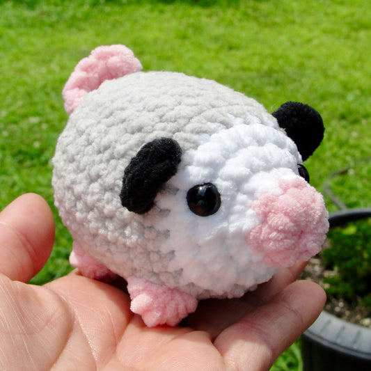 Opossum Crochet Plushie