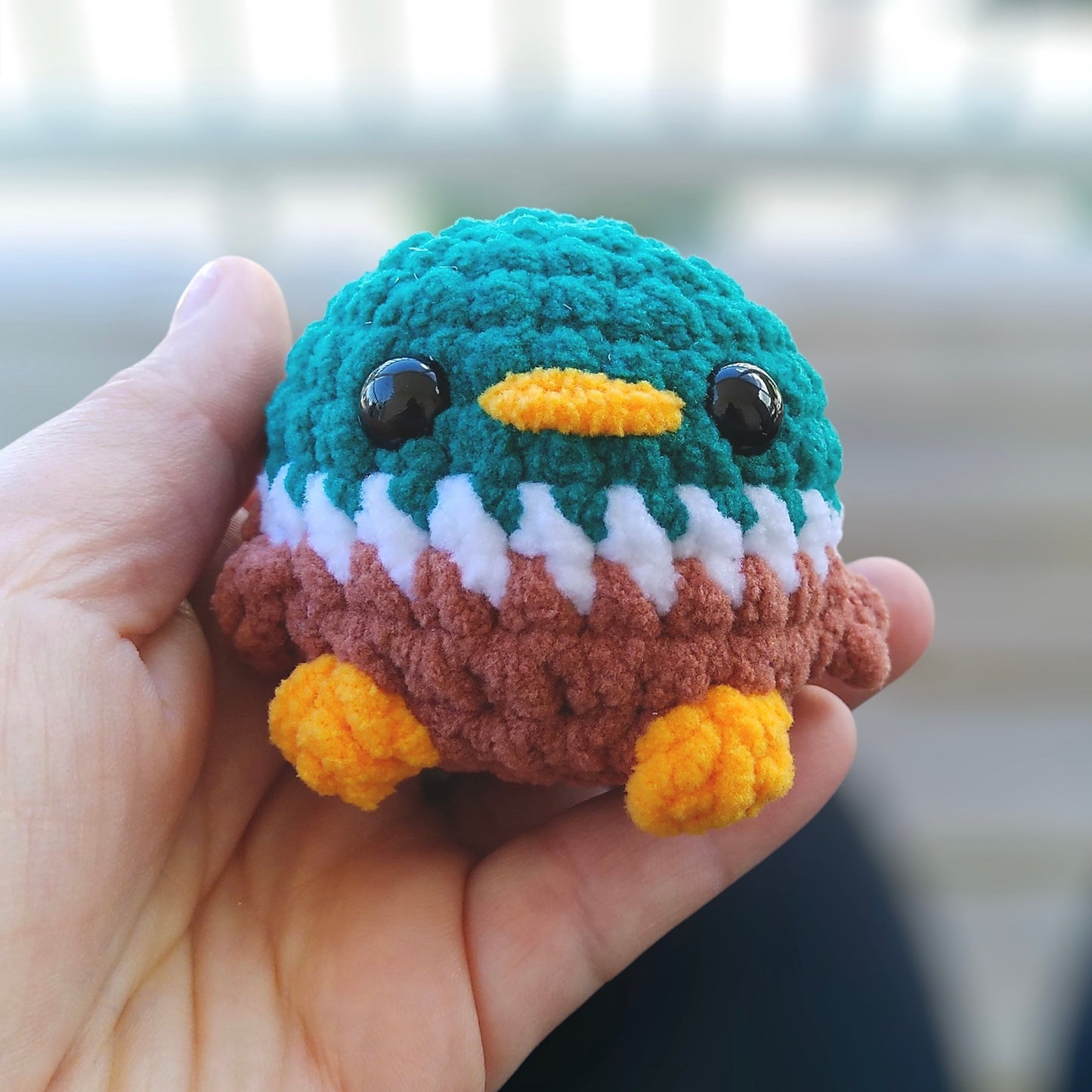 Mini Crochet Mallard Duck